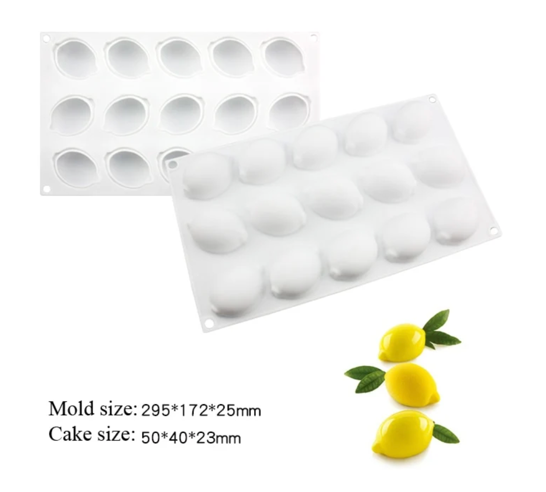 3D Lemon Silicone Mold