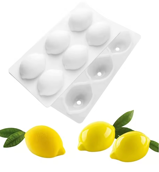 3D Lemon Silicone Mold