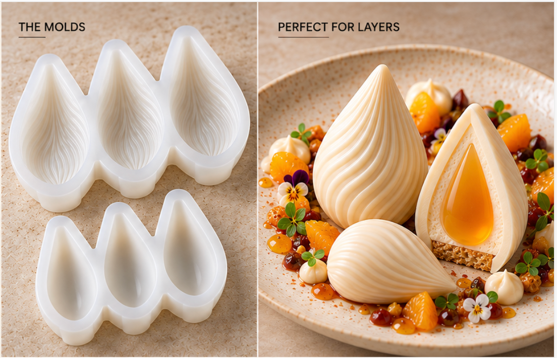 Sculpted Drop Mold