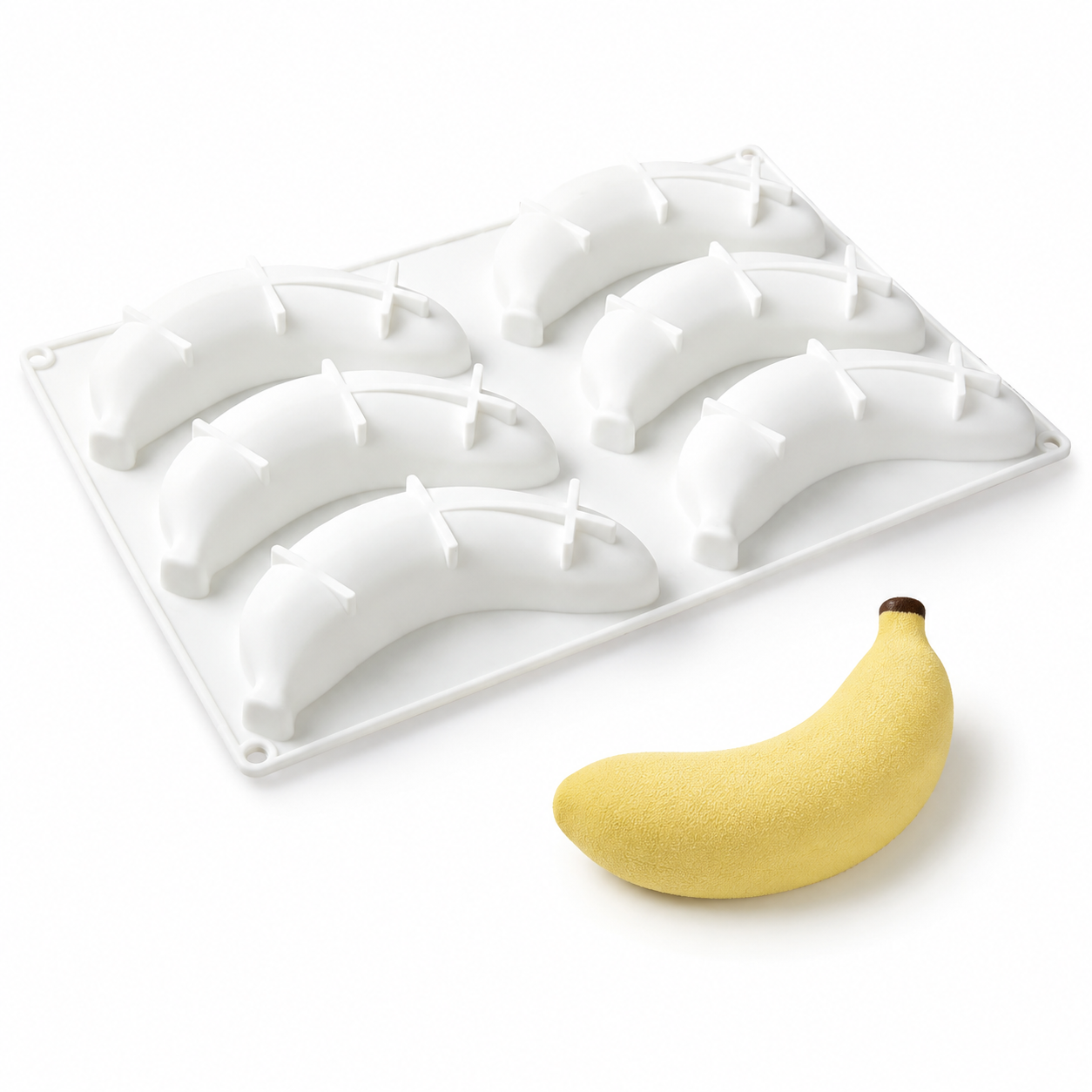 Banana Mousse Silicone Mold