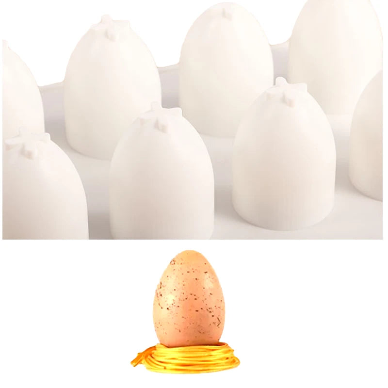3D Easter Egg Shape Silicone Mold