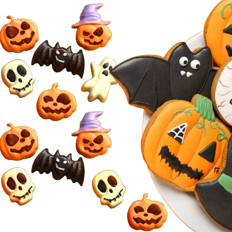 Halloween Mold – Pumpkin, Skull, Bat & Ghost
