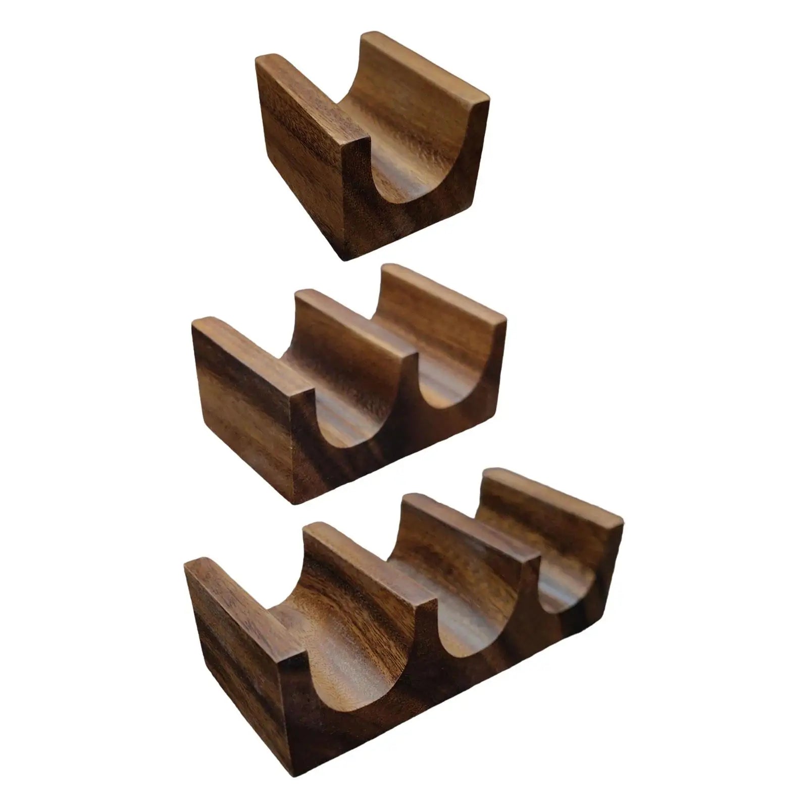 Wooden Taco Holder Stand