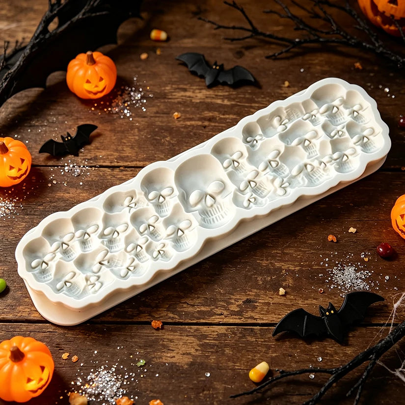 Skull Silicone Sugarcraft Mold