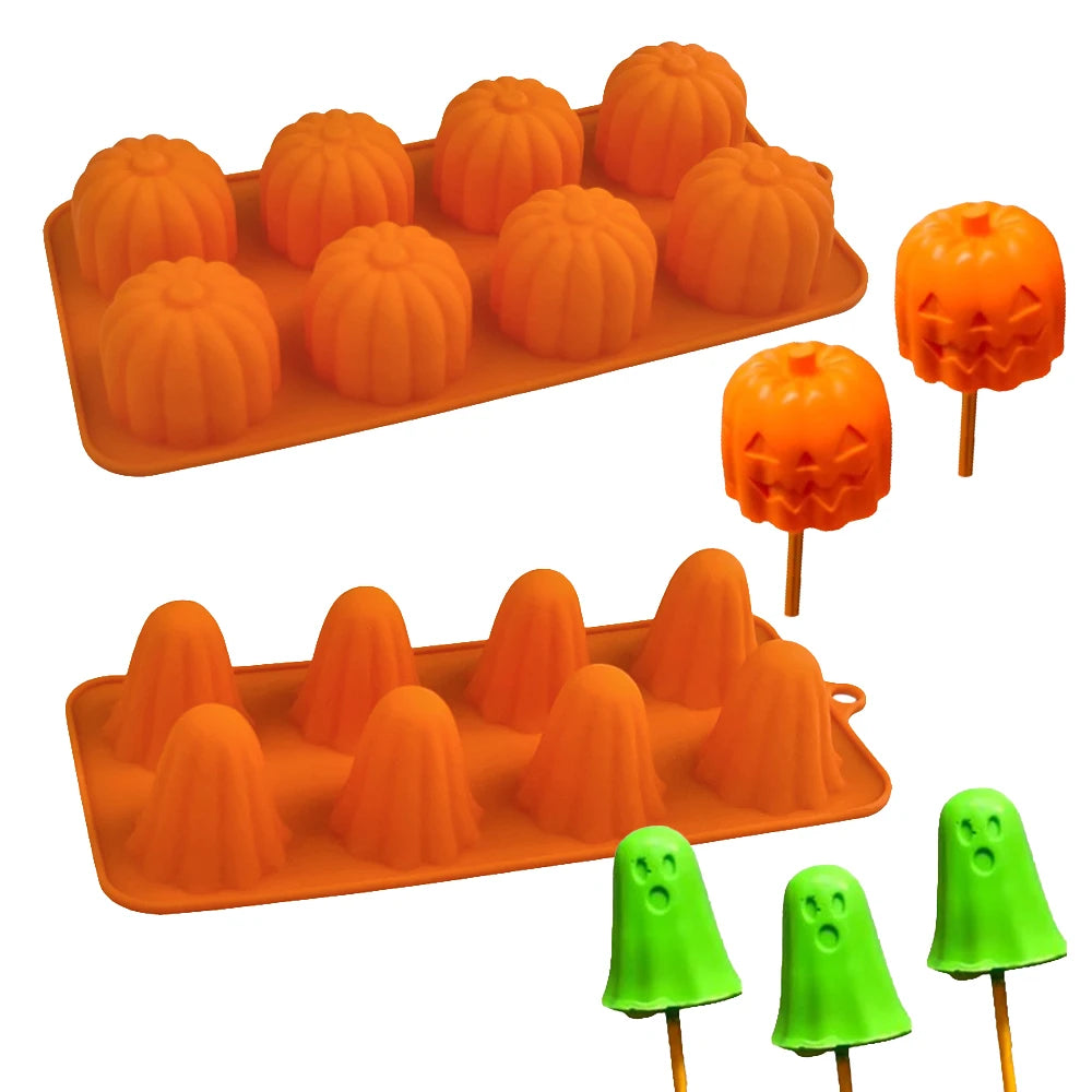 Pumpkin & Ghost Popsicle Mold