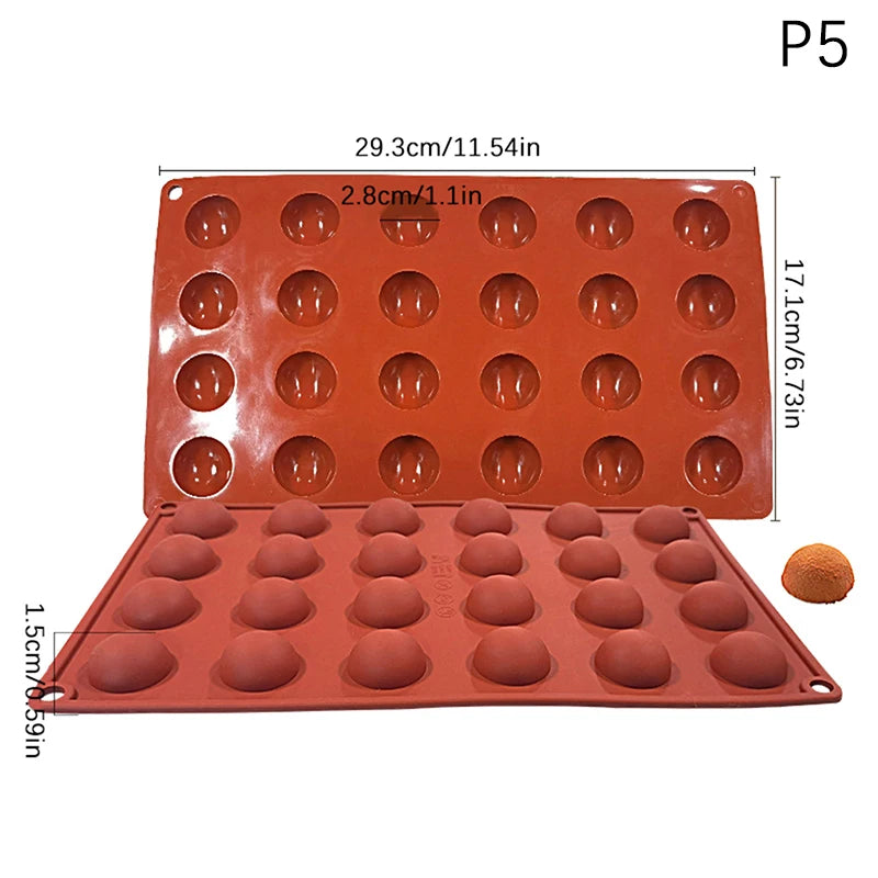 Semi-Spherical Gourmet Mold
