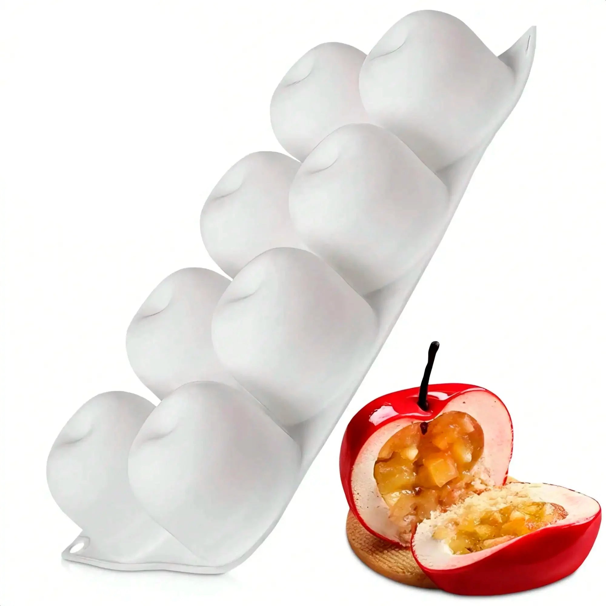 6-cell apple mold