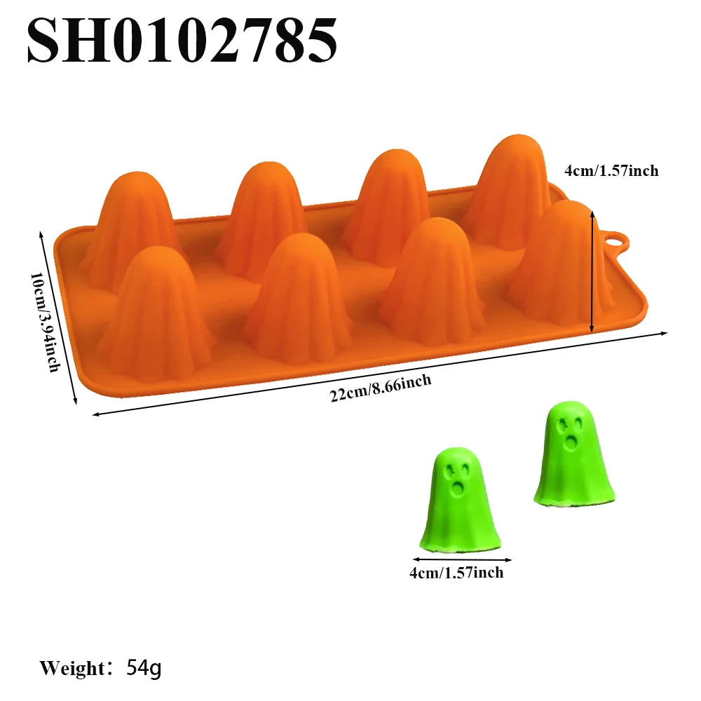 Pumpkin & Ghost Popsicle Mold