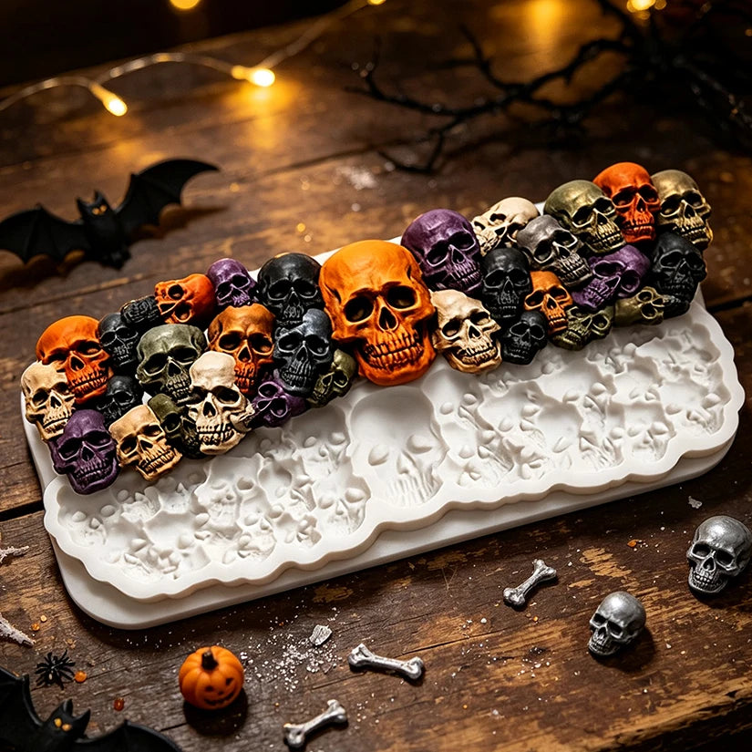 Skull Silicone Sugarcraft Mold