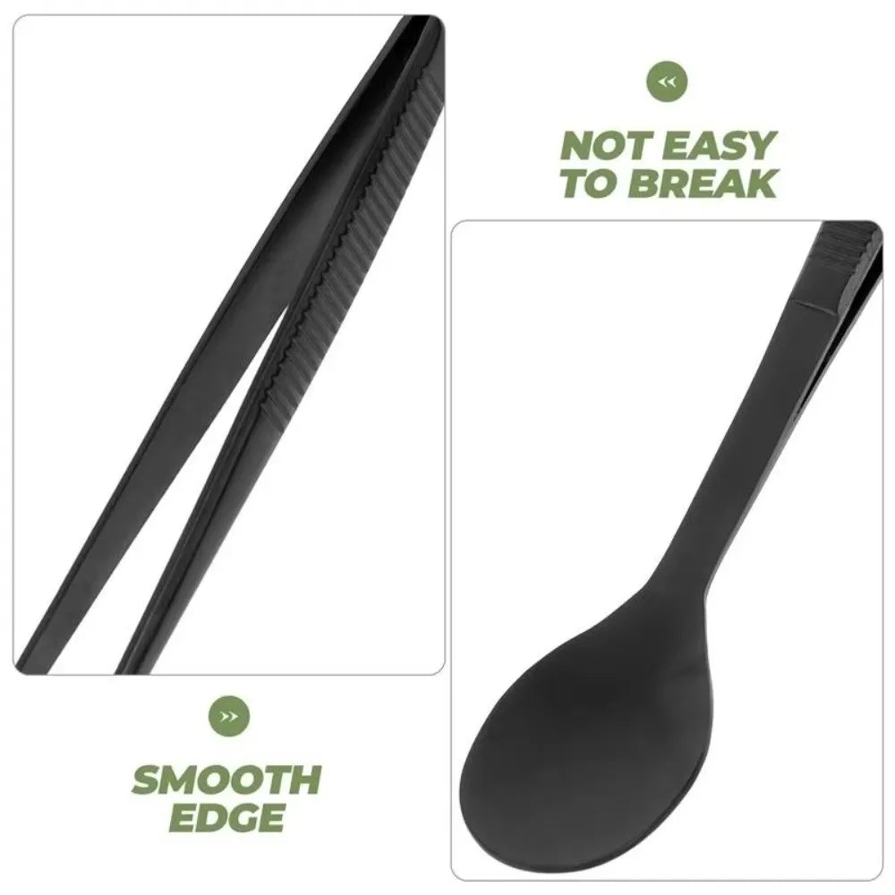 2-in-1 Sauce Spoon & Food Tongs