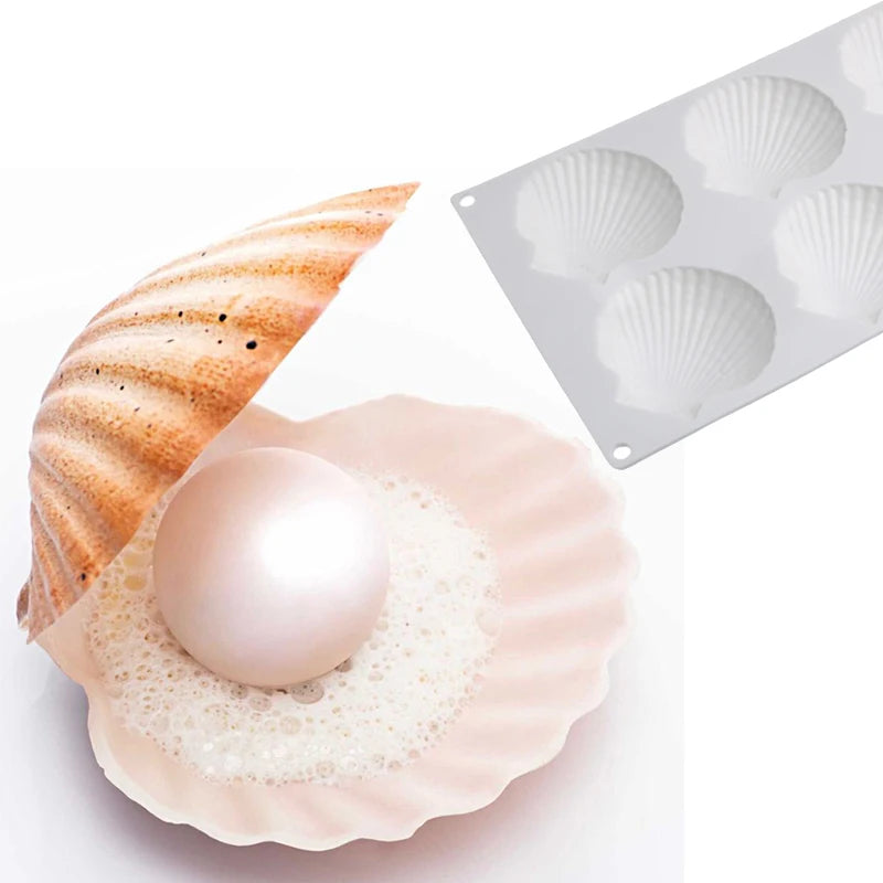 3D Shell Pearl Silicone Molds – fridamolds