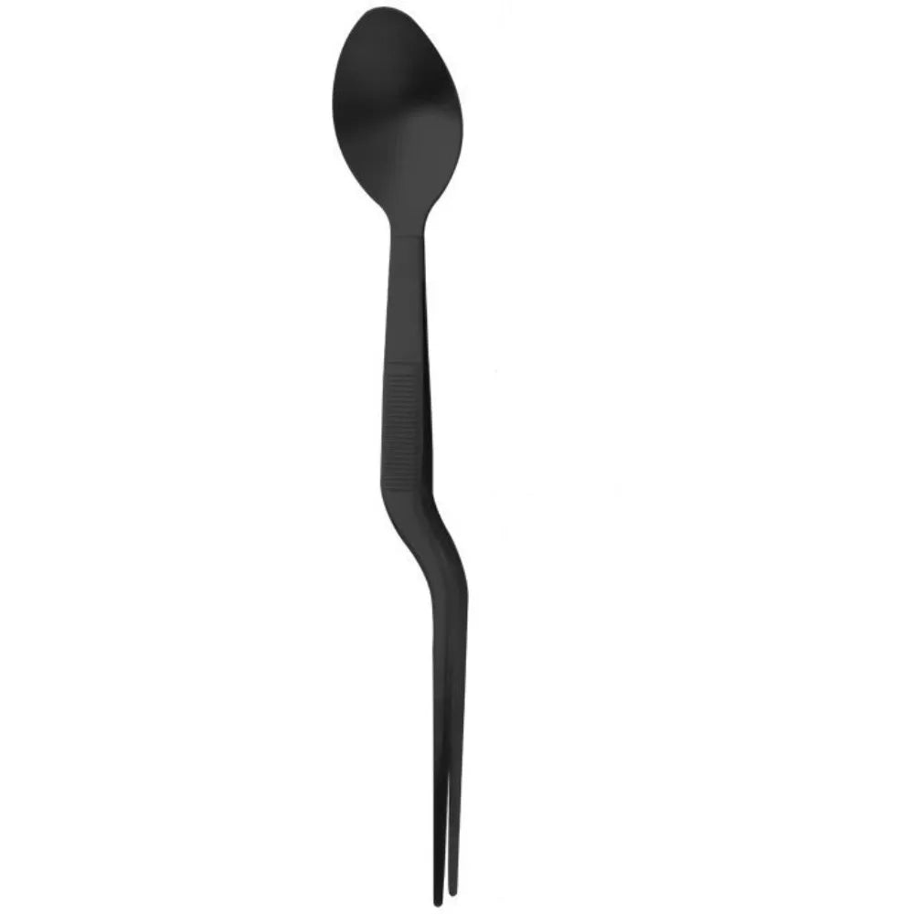 2-in-1 Sauce Spoon & Food Tongs