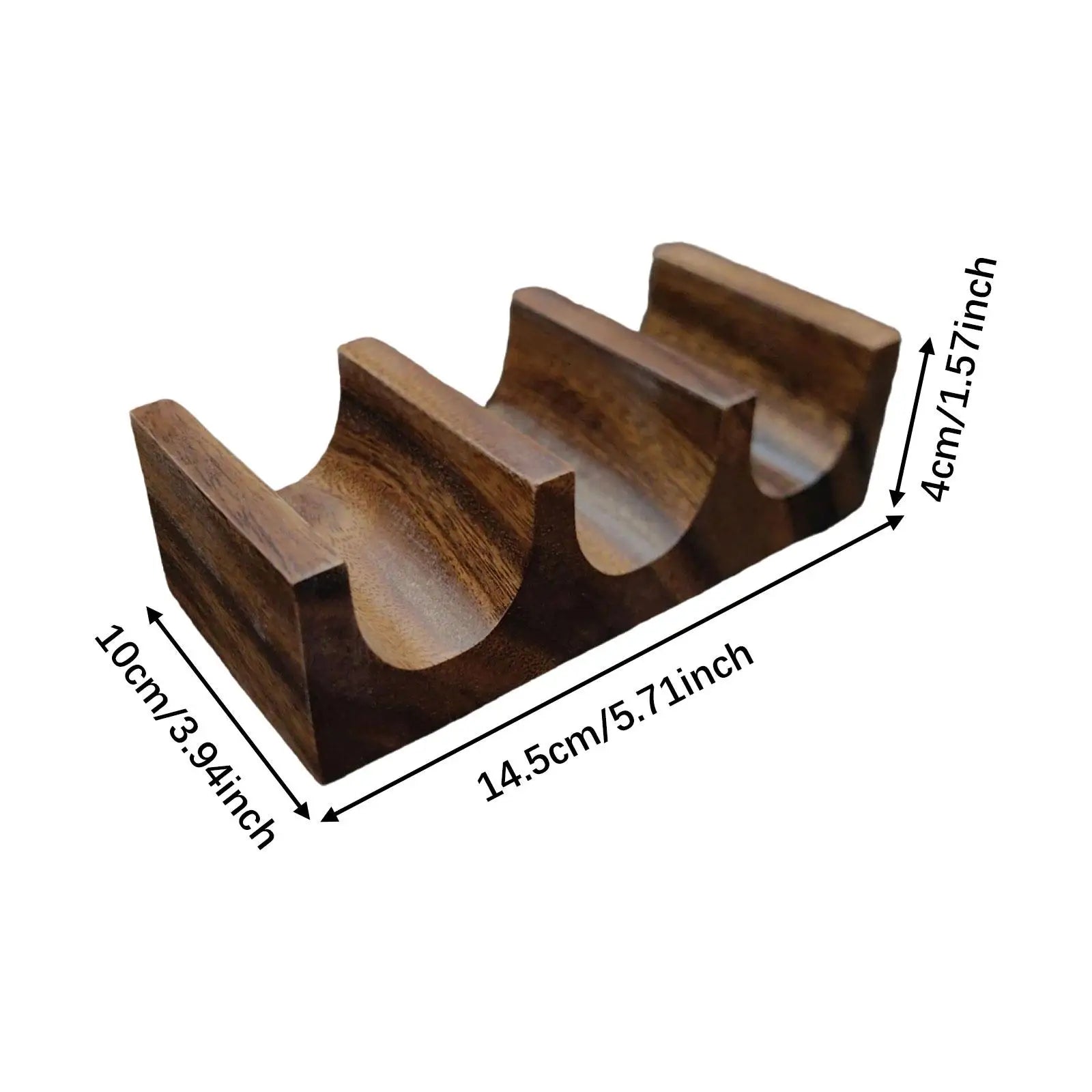 Wooden Taco Holder Stand