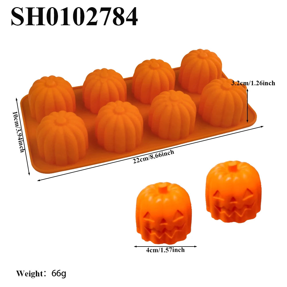 Pumpkin & Ghost Popsicle Mold