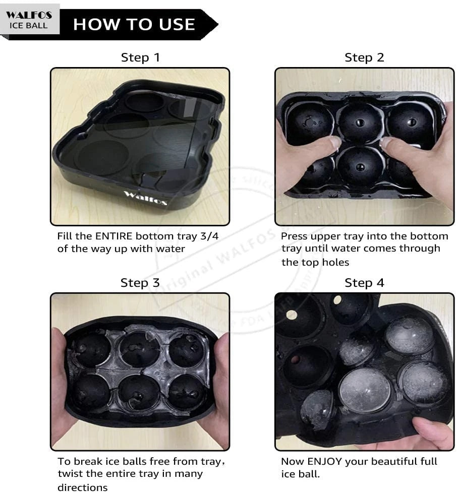 Ice Cube Ball Premium Mold