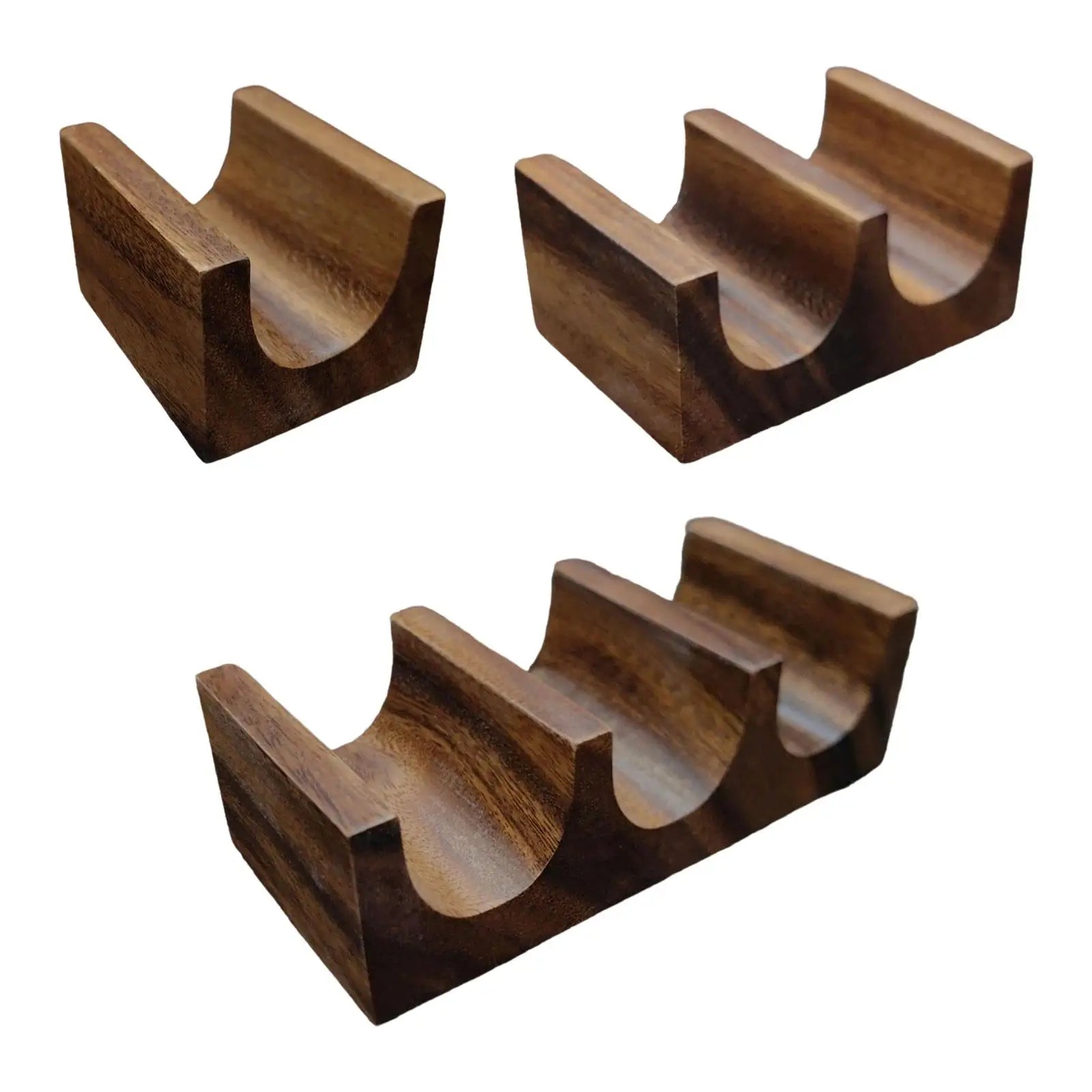 Wooden Taco Holder Stand