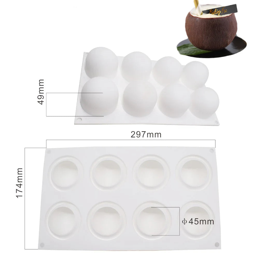 Sphere Mousse Silicone Mold