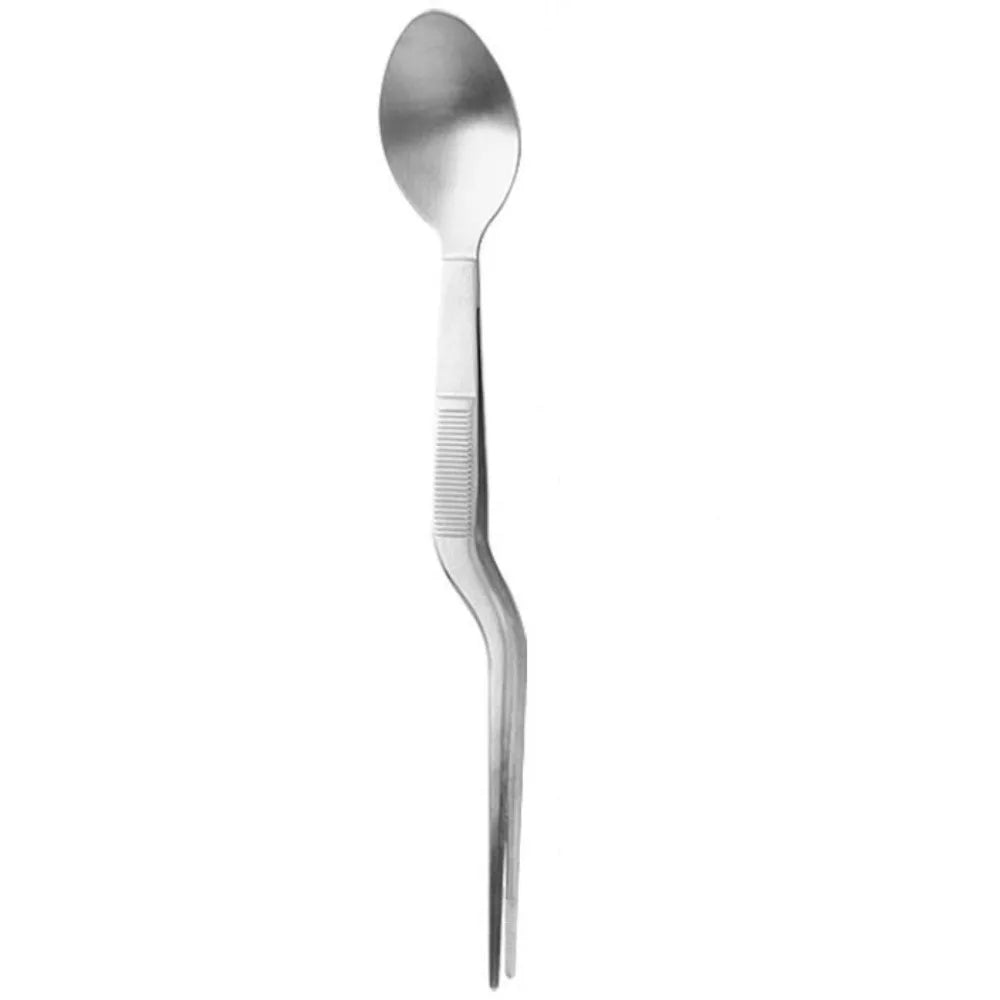2-in-1 Sauce Spoon & Food Tongs