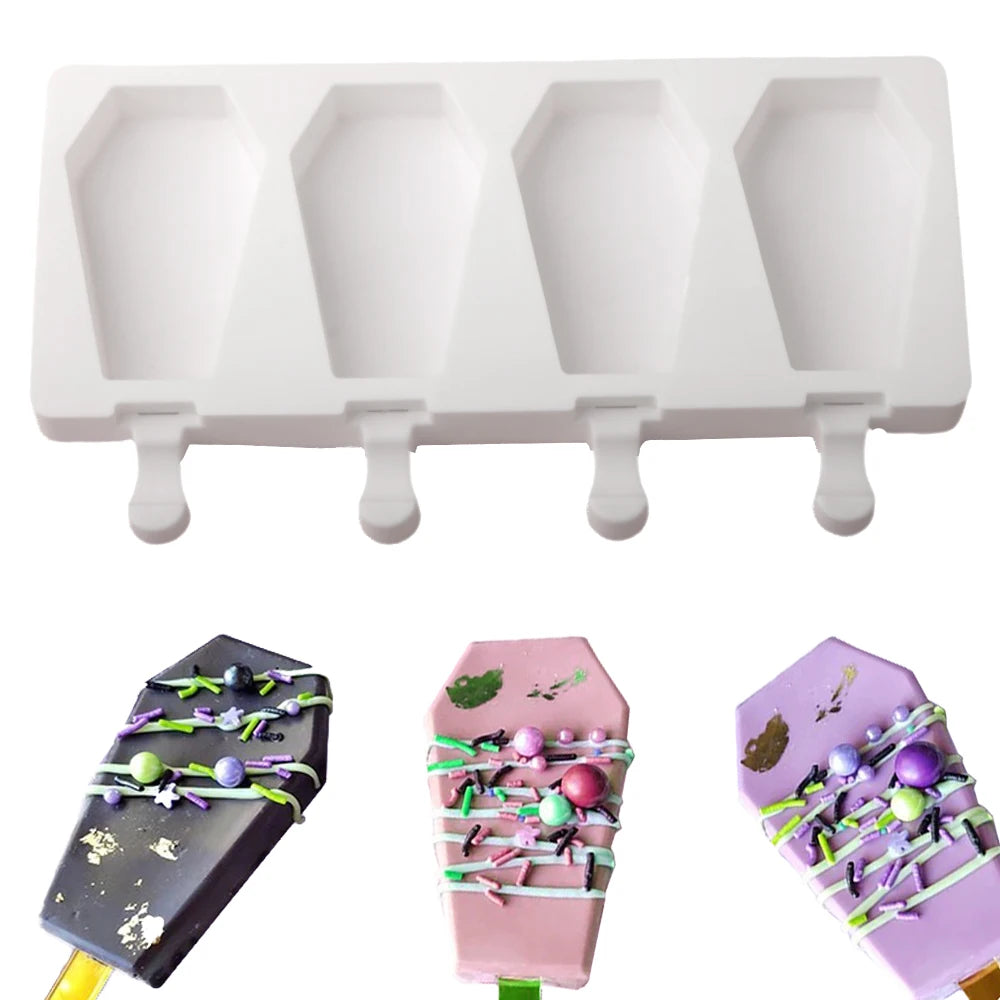 Halloween Coffin Popsicle Mold