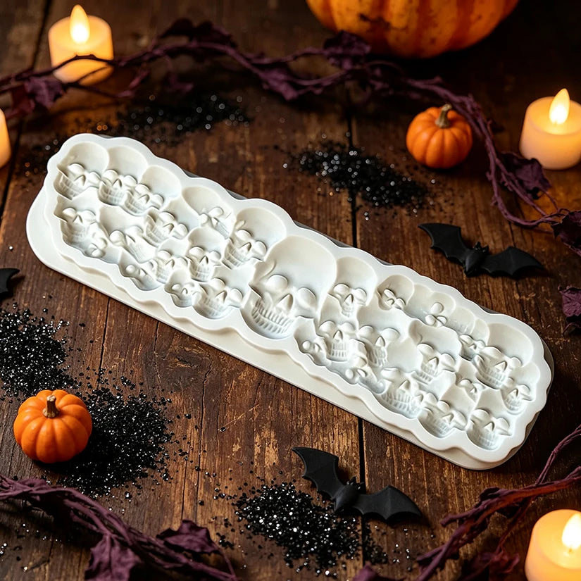 Skull Silicone Sugarcraft Mold