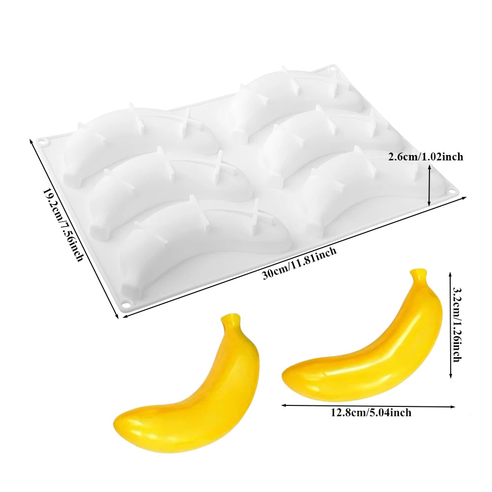 Banana Mousse Silicone Mold