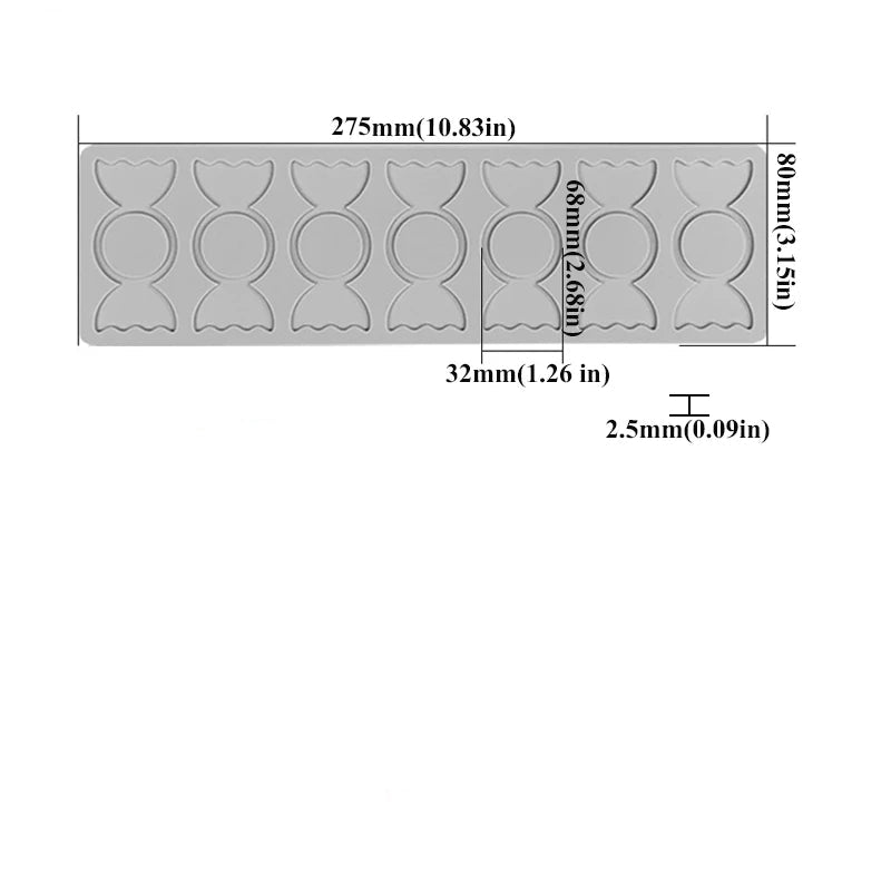 Mini Tuille Silicone Mold