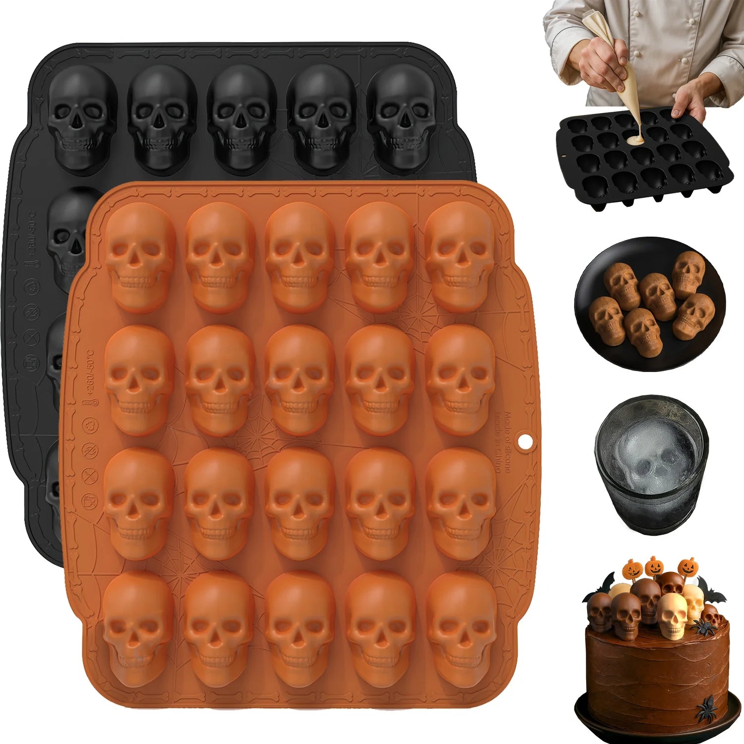 Skull Mold & Ice Tray