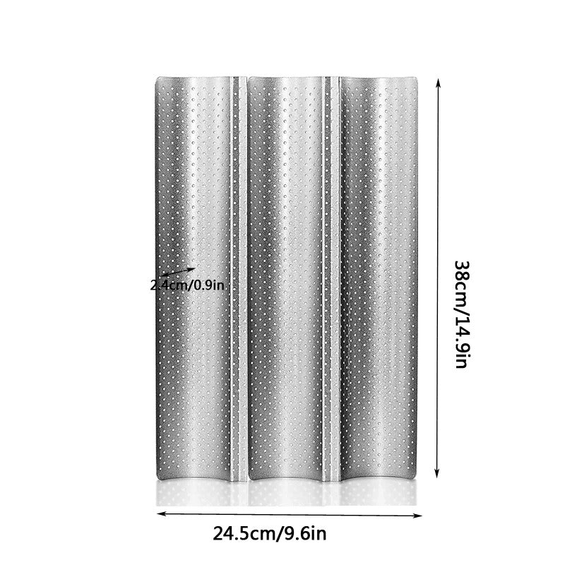 Perforated French Baking Pan Carbon Steel