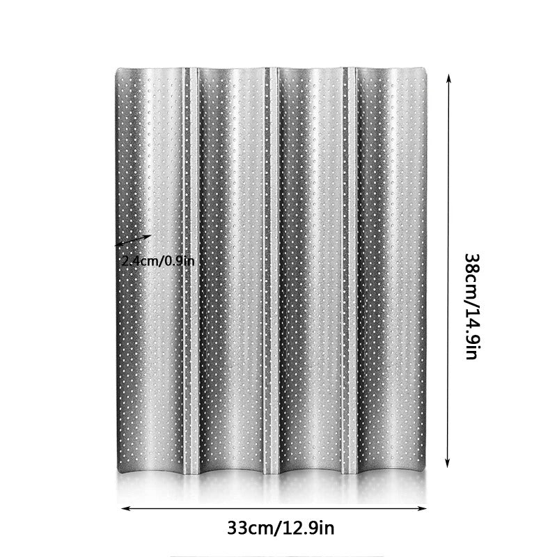 Perforated French Baking Pan Carbon Steel